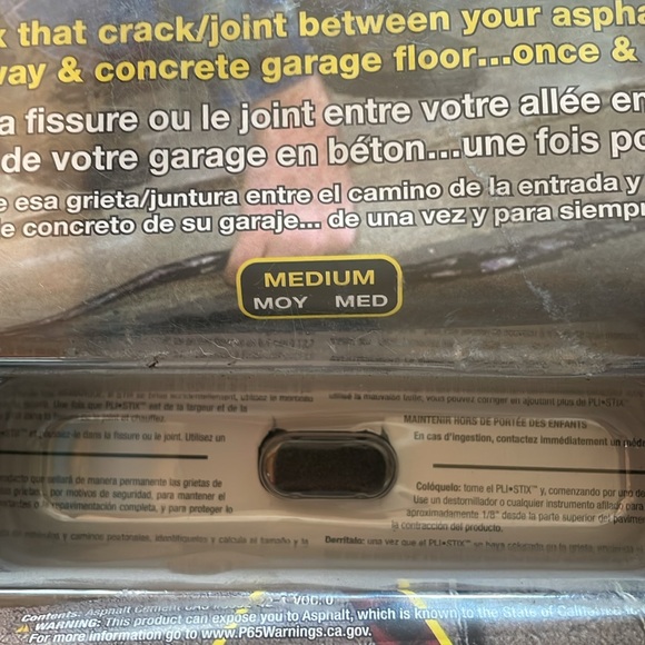 Pli-Stix Driveway Crack & Joint Filler, Gray Medium - Picture 10 of 10